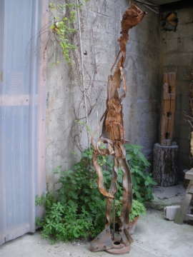 personnage métal 180cm