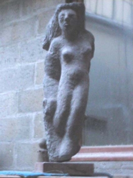Nymphe pierre volcanique 60cm