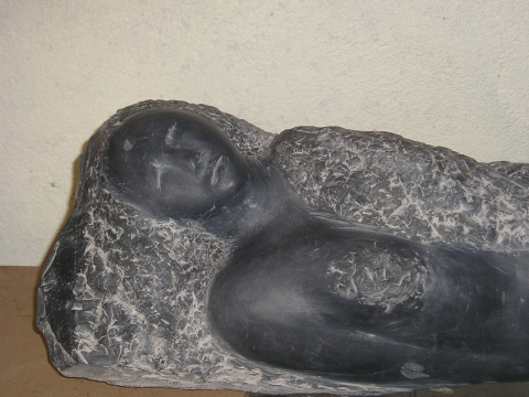  Odalisque détail marbre noir 150cm