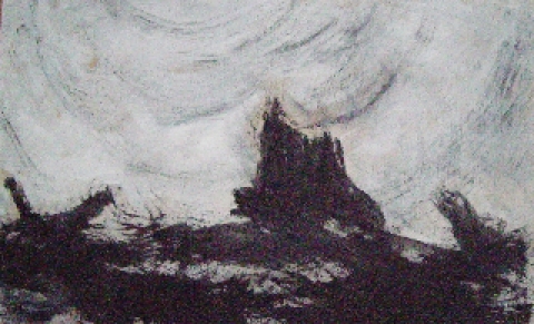 Marine I acrylique 30-20cm