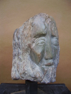 Ancêtre II 25cm serpentine zimbabwé
